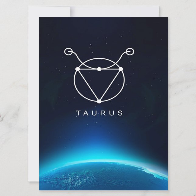 Taurus Sign Gold Canvas Wall Art Design | Art Gift (Voorkant)