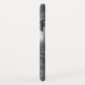 Taurus Sign in Silver Grunge Distress Style Case-Mate iPhone Case (Achterkant/rechts)