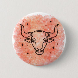 Taurus Sign Ronde Button 5,7 Cm