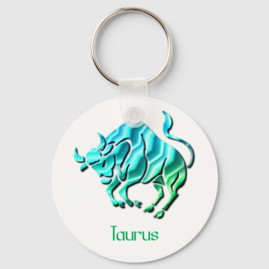 Taurus Sign Sleutelhanger (Voorkant)