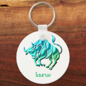 Taurus Sign Sleutelhanger (Voorkant)
