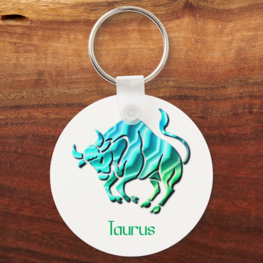 Taurus Sign Sleutelhanger (Voorkant)
