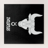 Taurus Silhouette Legpuzzel (Horizontaal)