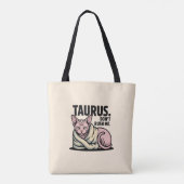 Taurus Sphynx Kat Zodiac Houding Illustratie Tote Bag (Achterkant)