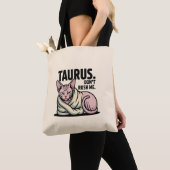 Taurus Sphynx Kat Zodiac Houding Illustratie Tote Bag (Dichtbij)