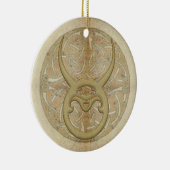 Taurus Star Aangepaste versiering Keramisch Ornament (Rechts)