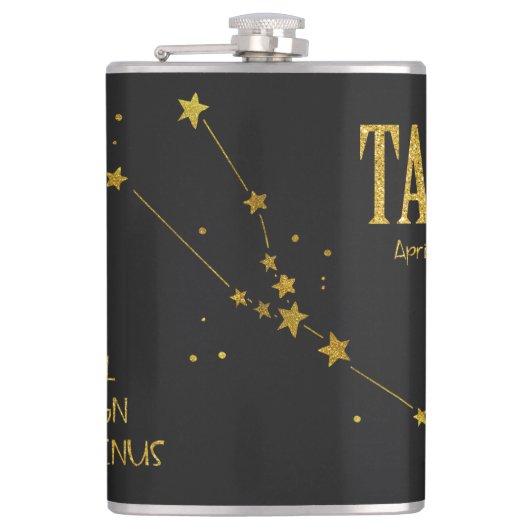 Taurus Star-teken Heupfles (Voorkant)