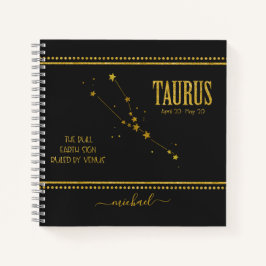 Taurus Star Zodiac Sign Notitieboek