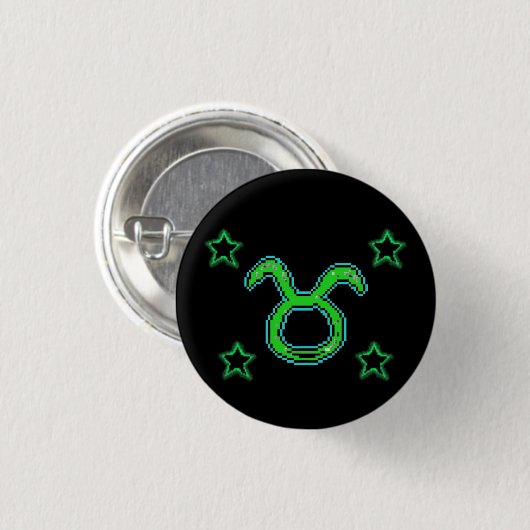 TAURUS-sterren Ronde Button 3,2 Cm (Voorkant /achterkant)