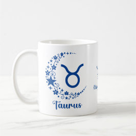 Taurus Sterrenbeeld Astrologie Verjaardag Blauw Wi Koffiemok