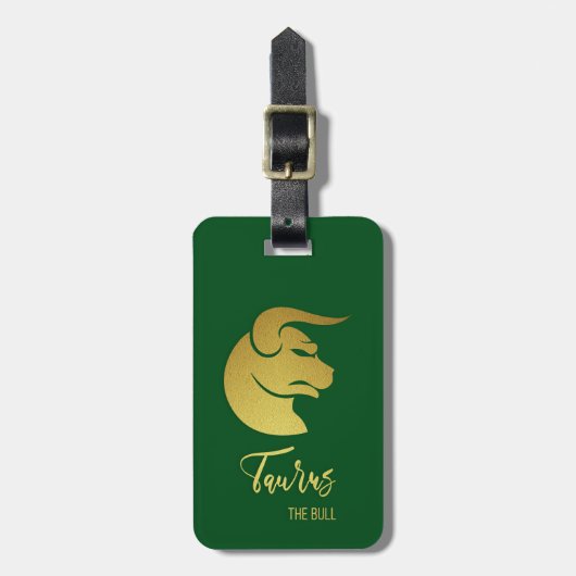 Taurus Sterrenbeeld Bagage Label (Voorkant verticaal)