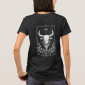 Taurus Sterrenbeeld Gotische Esthetiek T-shirt (Achterkant)