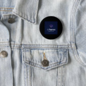 Taurus Sterrenbeeld Sticker Ronde Button 5,7 Cm (In situ)