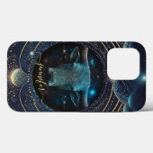 Taurus sterrenbeeld zwart en goud Case-Mate iPhone Case (Achterkant (horizontaal))