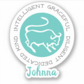 Taurus Sticker (Voorkant)