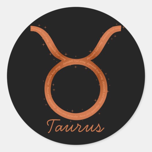 Taurus Sticker (Voorkant)