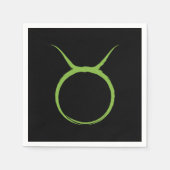 TAURUS Stier April Mei Astrologie Dierenriem Feest Servet (Voorkant)