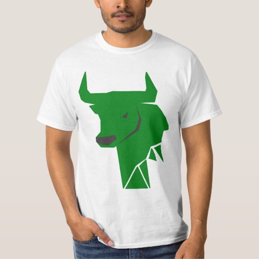 Taurus Stier Groen Icoon – Astrologie Ontwerp T-shirt (Voorkant)