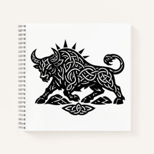 Taurus Stier Sigil — Aardgebonden Zodiac Inktwerk Notitieboek