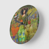 Taurus Surreal Fantasy Steampunk Astrologie Ronde Klok (Hoek)