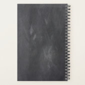 Taurus Symbool Zodiac Sign Horoscope Chalkboard Planner (Achterkant)
