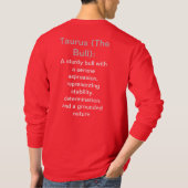 Taurus T-Shirt (Achterkant)