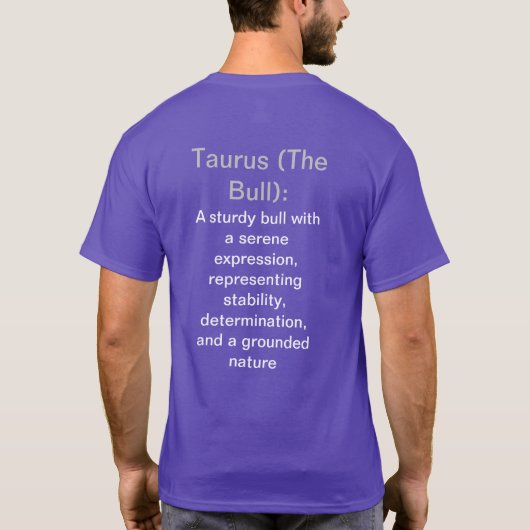 Taurus T-Shirt (Achterkant)