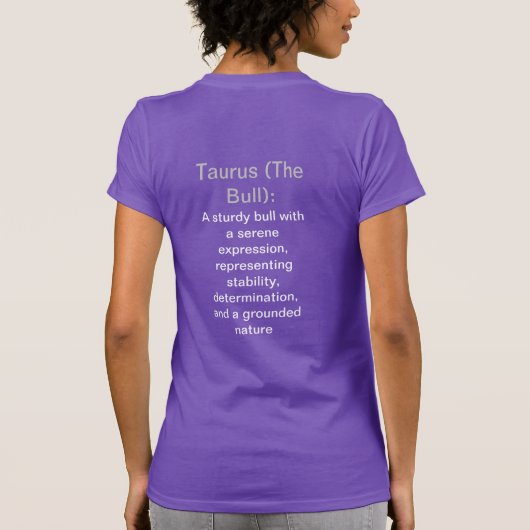 Taurus T-Shirt (Achterkant)