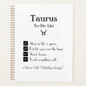 Taurus – takenlijst planner (Voorkant)