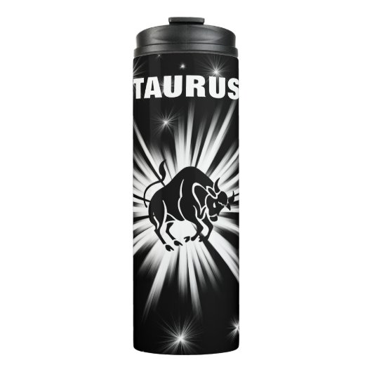 Taurus-teken Thermosbeker (Voorkant)