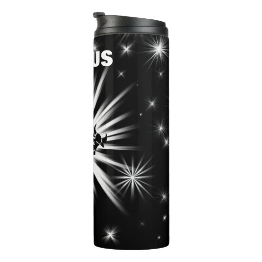 Taurus-teken Thermosbeker (Geroteerd rechts)