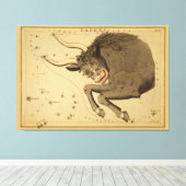Taurus -  teken van het Afbeelding van de diersoor Canvas Afdruk (Insitu (Houten vloer))