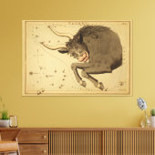 Taurus -  teken van het Afbeelding van de diersoor Canvas Afdruk (Insitu (Woonkamer))