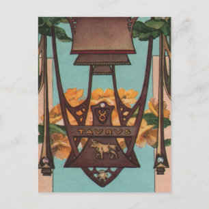 Taurus the Bull - Zodiac Briefkaart