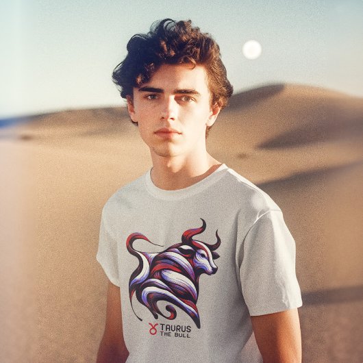 Taurus The Bull Zodiac Sign T-shirt