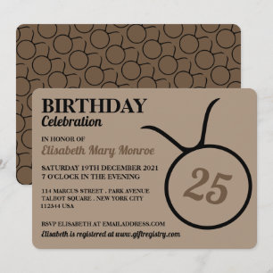 Taurus, The Bull, Zodiac Star Sign, Birthday Kaart