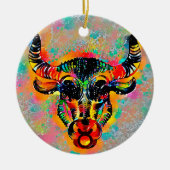 Taurus Tijuana Keramisch Ornament (Voorkant)