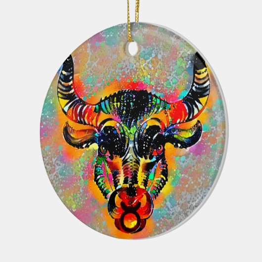 Taurus Tijuana Keramisch Ornament (Links)