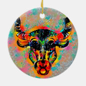 Taurus Tijuana Keramisch Ornament (Achterkant)