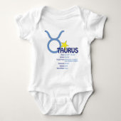 Taurus Traits Baby Romper (Voorkant)