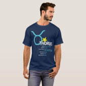Taurus Traits Dark T-Shirt (Voorkant volledig)