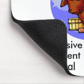  Taurus trekjes Cute Cartoon Zodiac Muismat (Hoek)