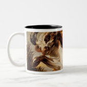 Taurus, van de Tekenen van de Zodiac Tweekleurige Koffiemok (Links)