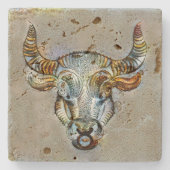 Taurus Venice Stenen Onderzetter (Voorkant)