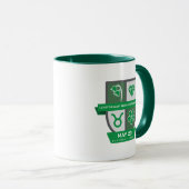Taurus Verjaardag Crest™ voor 1-20 mei mok (Voorkant rechts)