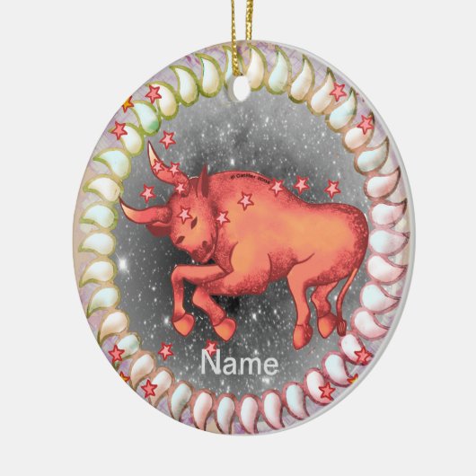 Taurus Verjaardag ornamenten (Links)