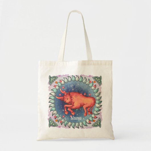 Taurus verjaardag tasjes tote bag (Voorkant)