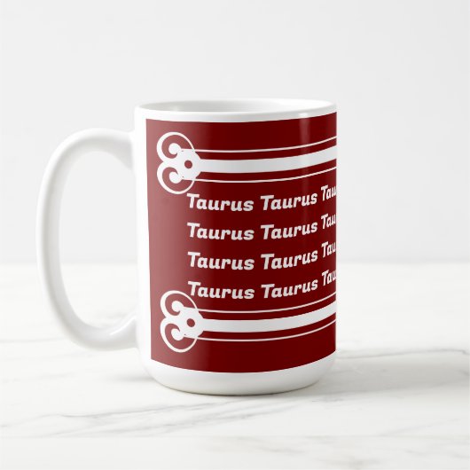 Taurus Vibes Coffee Mok (Links)
