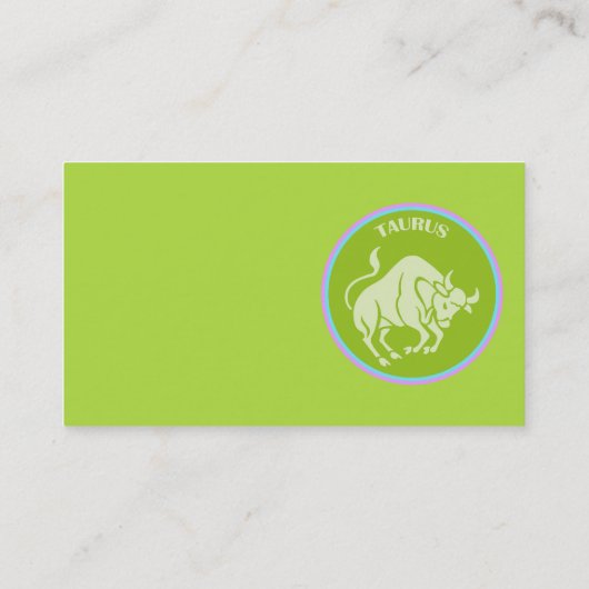 Taurus Visitekaartje (Achterkant)
