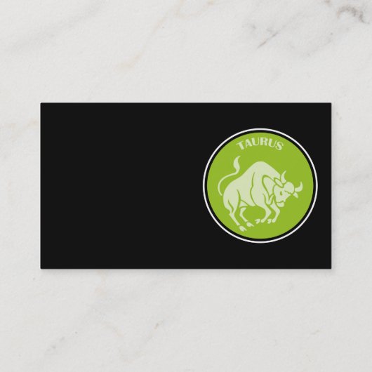 Taurus Visitekaartje (Achterkant)